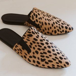 Jenni Kayne Pony Hair Mule - Cheetah